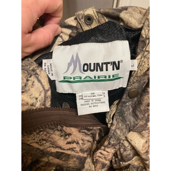 Mount’n Prairie Camo Hunting Jacket Style 73A Size L - Picture 2 of 3